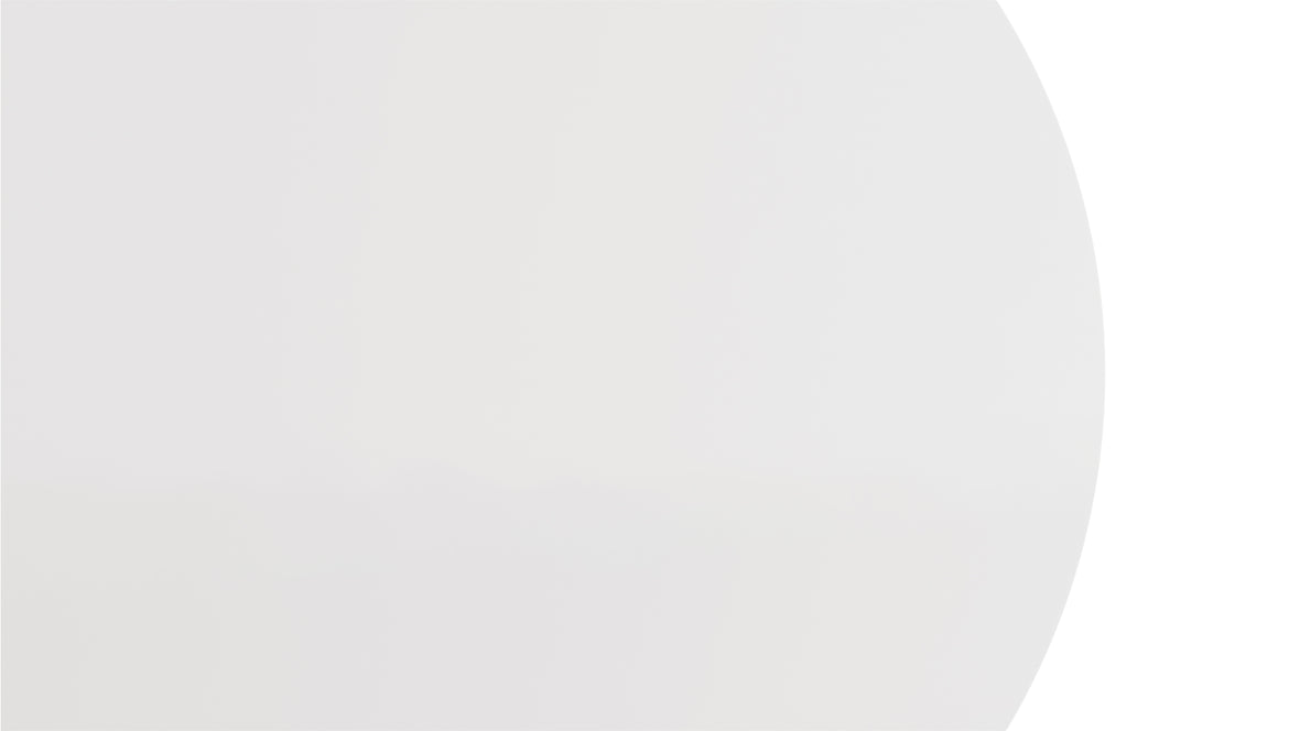 Aarhus - Aarhus Round Dining Table, White Lacquer, 47in