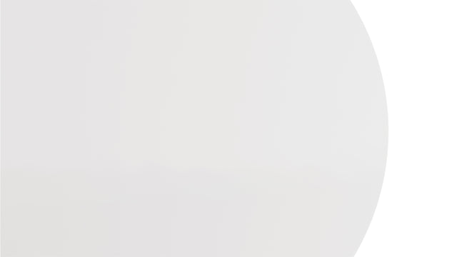 Aarhus - Aarhus Round Dining Table, White Lacquer, 47in