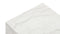 Plinth - Plinth Short Side Table, White Marble