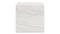 Plinth - Plinth Short Side Table, White Marble