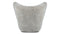 Tired Man - Tired Man Lounge Chair, Soft Gray Luxe Sheepskin