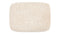Cabana - Cabana Ottoman, White Long Hair Sherpa and Walnut
