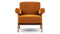 Jeanneret Lounge Chair - Pierre Jeanneret Lounge Chair, Orange Luxe Velvet