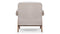 Jeanneret Lounge Chair - Pierre Jeanneret Lounge Chair, Oyster Luxe Velvet