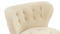 Petra - Petra Chair, White Short Hair Sherpa