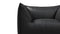 Bambole - Mario Bellini Bambole Lounge Chair, Vintage Black Vegan Leather