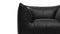 Bambole - Mario Bellini Bambole Lounge Chair, Midnight Black Premium Leather