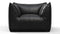 Bambole - Mario Bellini Bambole Lounge Chair, Midnight Black Premium Leather