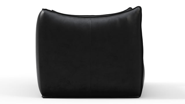 Bambole - Mario Bellini Bambole Lounge Chair, Midnight Black Premium Leather