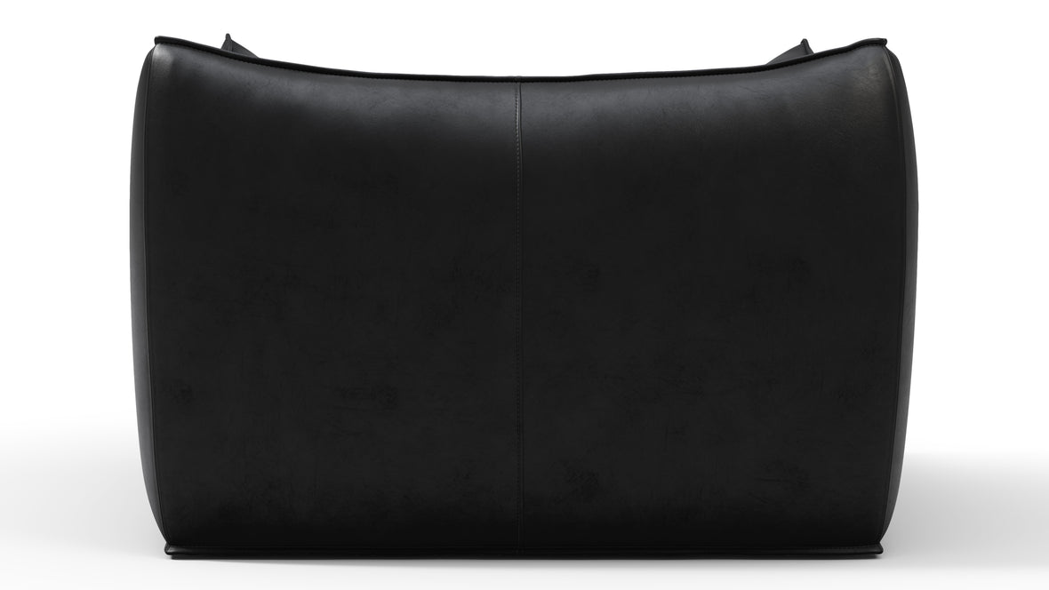 Bambole - Mario Bellini Bambole Lounge Chair, Midnight Black Premium Leather