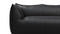 Bambole - Mario Bellini Bambole Two Seater Sofa, Vintage Black Vegan Leather
