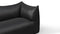 Bambole - Mario Bellini Bambole Two Seater Sofa, Vintage Black Vegan Leather