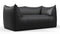 Bambole - Mario Bellini Bambole Two Seater Sofa, Vintage Black Vegan Leather