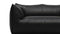 Bambole - Mario Bellini Bambole Two Seater Sofa, Midnight Black Premium Leather