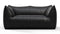 Bambole - Mario Bellini Bambole Two Seater Sofa, Midnight Black Premium Leather