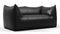 Bambole - Mario Bellini Bambole Two Seater Sofa, Midnight Black Premium Leather