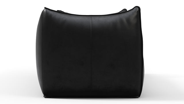 Bambole - Mario Bellini Bambole Two Seater Sofa, Midnight Black Premium Leather