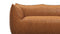 Bambole - Mario Bellini Bambole Two Seater Sofa, Distressed Brown Premium Leather