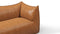 Bambole - Mario Bellini Bambole Two Seater Sofa, Distressed Brown Premium Leather