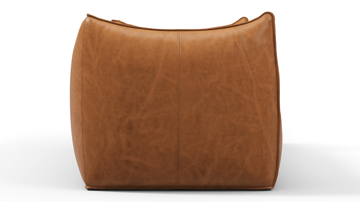 Bambole - Mario Bellini Bambole Two Seater Sofa, Distressed Brown Premium Leather