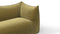 Bambole - Mario Bellini Bambole Two Seater Sofa, Olive Gold Velvet