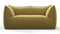 Bambole - Mario Bellini Bambole Two Seater Sofa, Olive Gold Velvet