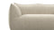 Bambole - Mario Bellini Bambole Two Seater Sofa, Eggshell Vegan Suede