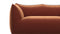 Bambole - Mario Bellini Bambole Two Seater Sofa, Spice Velvet