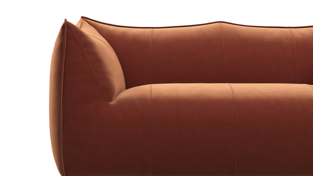 Bambole - Mario Bellini Bambole Two Seater Sofa, Spice Velvet