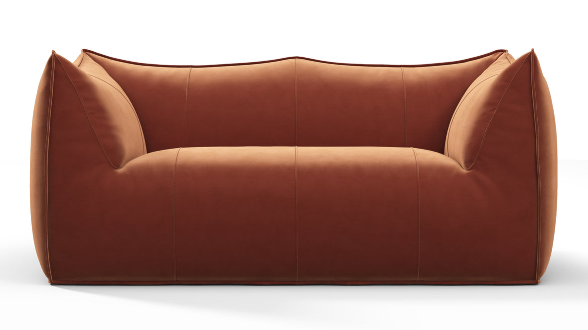 Bambole - Mario Bellini Bambole Two Seater Sofa, Spice Velvet