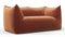 Bambole - Mario Bellini Bambole Two Seater Sofa, Spice Velvet