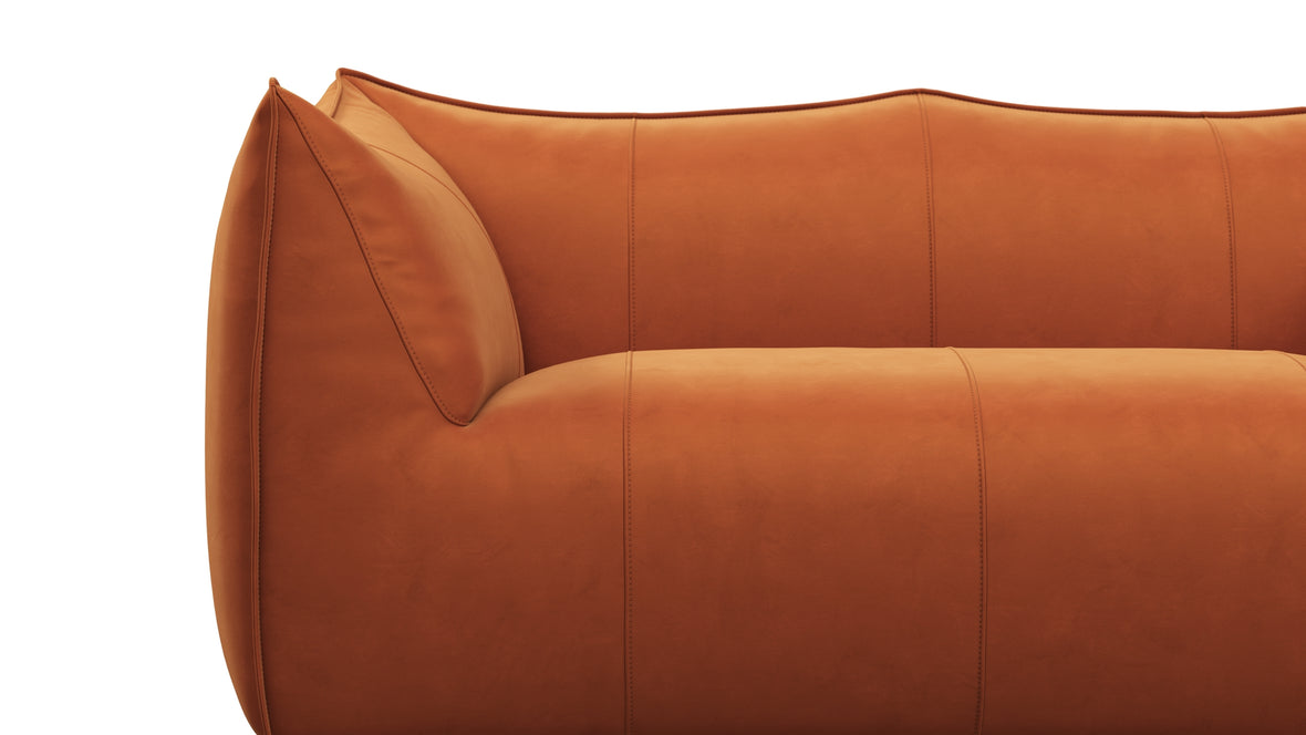 Bambole - Mario Bellini Bambole Two Seater Sofa, Apricot Velvet