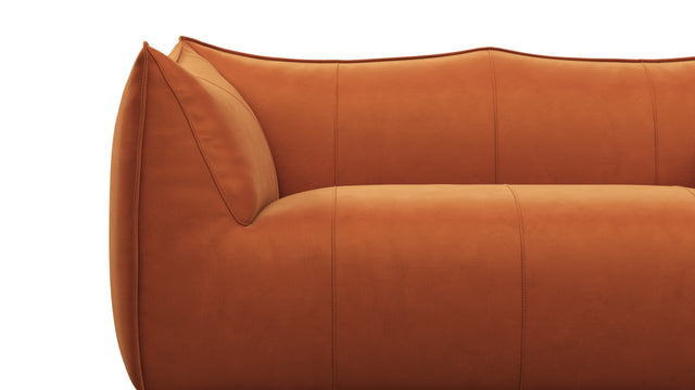 Bambole - Mario Bellini Bambole Two Seater Sofa, Apricot Velvet