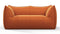 Bambole - Mario Bellini Bambole Two Seater Sofa, Apricot Velvet