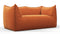 Bambole - Mario Bellini Bambole Two Seater Sofa, Apricot Velvet