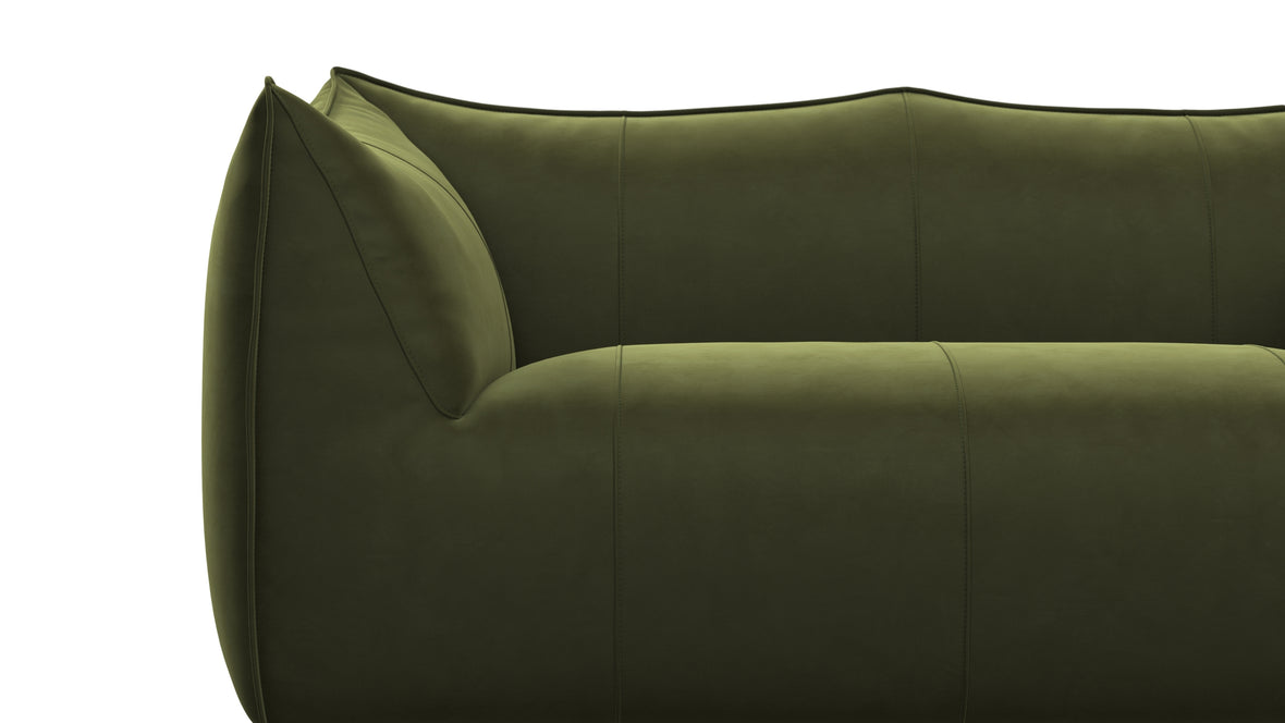 Bambole - Mario Bellini Bambole Two Seater Sofa, Thyme Luxe Velvet