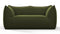 Bambole - Mario Bellini Bambole Two Seater Sofa, Thyme Luxe Velvet