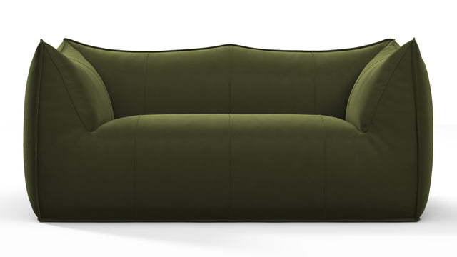 Bambole - Mario Bellini Bambole Two Seater Sofa, Thyme Luxe Velvet
