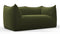 Bambole - Mario Bellini Bambole Two Seater Sofa, Thyme Luxe Velvet