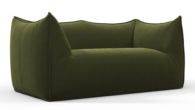 Bambole - Mario Bellini Bambole Two Seater Sofa, Thyme Luxe Velvet