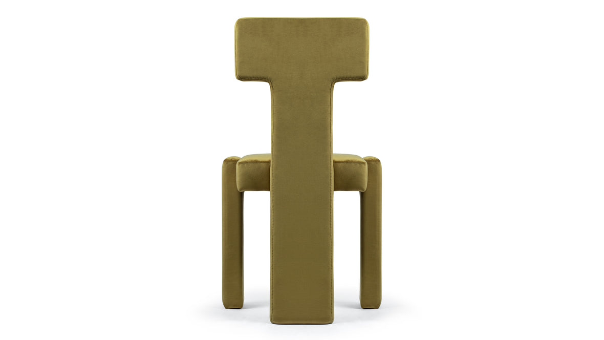 Vesper - Vesper Side Chair, Olive Gold Velvet