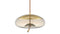 Geneva - Geneva Dome Pendant, Amber Glass
