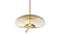 Geneva - Geneva Dome Pendant, Amber Glass
