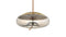 Geneva - Geneva Dome Pendant, Amber Glass