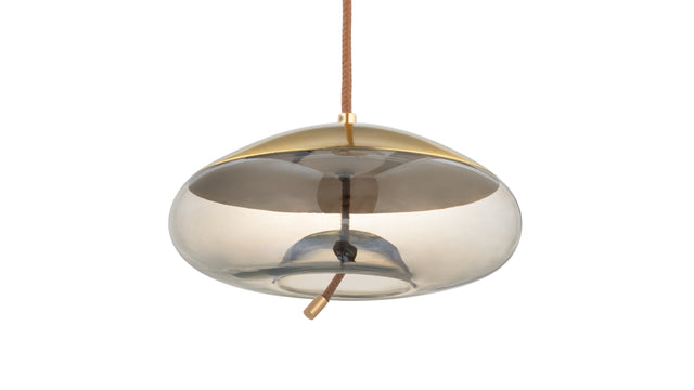 Geneva - Geneva Dome Pendant, Amber Glass