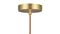 Geneva - Geneva Dome Pendant, Amber Glass