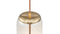 Geneva - Geneva Long Pendant, Amber Glass