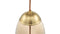 Geneva - Geneva Drop Pendant, Amber Glass