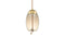 Geneva - Geneva Drop Pendant, Amber Glass