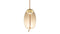 Geneva - Geneva Drop Pendant, Amber Glass
